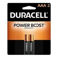 Duracell Coppertop AAA 2 Batteries