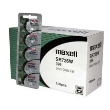 Maxell SR726W 396 397 SR726 Silver Oxide WATCH Battery