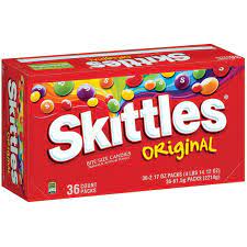 ''Skittles Original CANDY 2.17oz, 36ct''