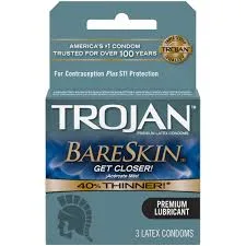 Trojan Sensitivity Bareskin Lubricated Latex Condoms 3ct - B2B Online Shop  in NYC
