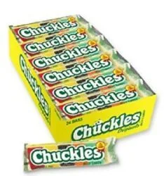 ''Chuckles Jelly CANDY Bar 2oz, 24ct''