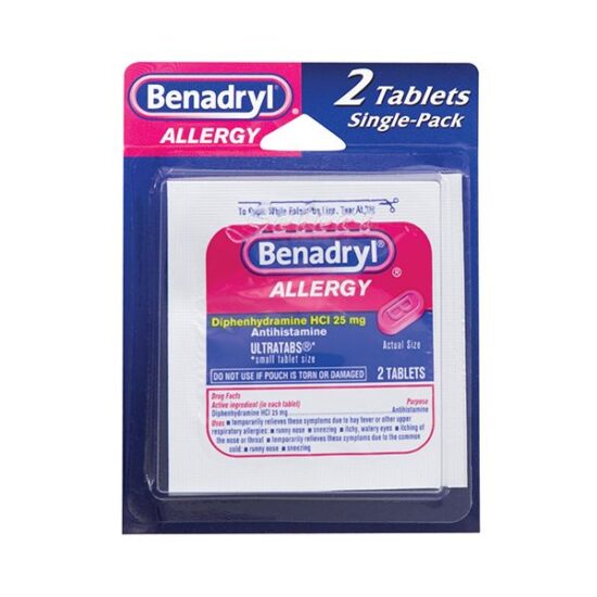 Benadryl Allergy Tablets Single Dose Individual