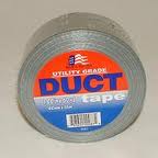 2 X 30 YDS AC10 SILVER DUCT TAPE INTERTAPE