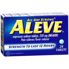Aleve Pain Reliever 24 Tablets