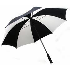 Black and White Jumbo Umbrella