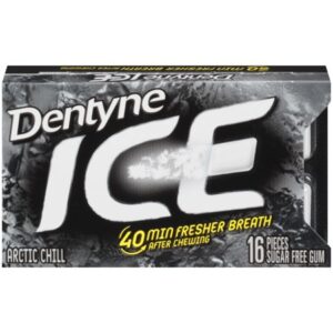 Dentyne Ice Arctic Chill Sugar Free Gum 16 count