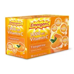 ''Emergen-C 1000mg VITAMIN C Tangerine 0.33oz, 30ct''