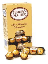 Ferrero Rocher roasted hazelnut creamy chocolates 3 pc