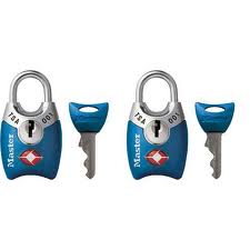 Master Lock 4689T TSA with Keys 2 Pack