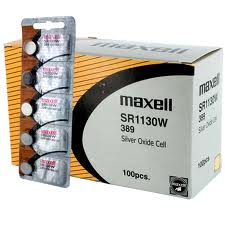 Maxell SR1130W 389 390 Silver Oxide Watch Battery