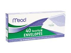 Mead Envelope 40 Security