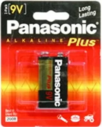 Panasonic BATTERIES Alkaline 9V