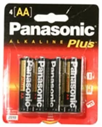 Panasonic BATTERIES Alkaline AA-4
