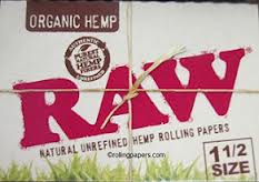 RAW Organic Rolling Papers 1.5