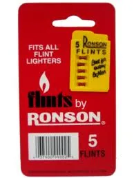 RONSON Flints 5s