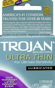 TROJAN ULTRA THIN Condom Gray