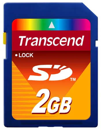 Transcend 2gb SD Flash Memory Card