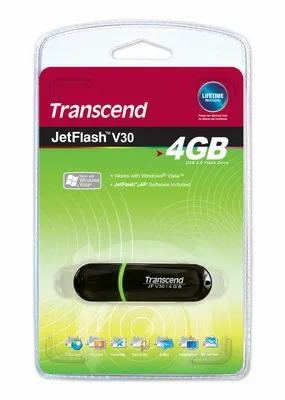Transcend 4gb TS4GJFV30 JetFlash V30 USB 4.0 Flash
