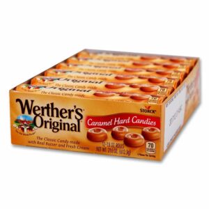 Werthers Original Hard Candies 1.8 oz roll box of 12
