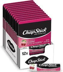 ChapStick Classic Cherry Lip Balm 0.15oz, 12ct