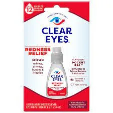 Clear Eyes Redness Relief Handy Pocket Pal, 0.2oz
