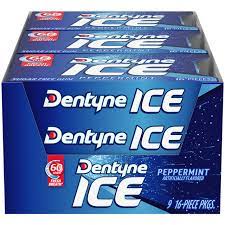 Dentyne Ice Peppermint Gum 16pcs, 9ct