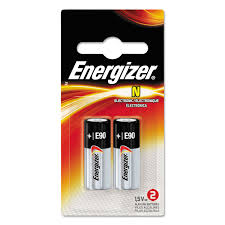 Energizer E90BP2 Alkaline Battery, "N" Size, 2/PK