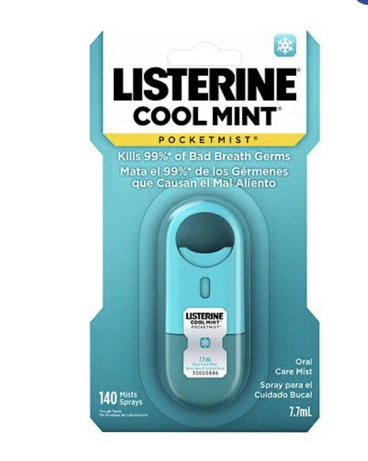 Listerine Cool Mint Pocketmist Sprays 6ct