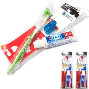 Ora-Zen Travel Kit Toothbrush with Crest Toothpaste 0.85oz