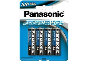 Panasonic Heavy Duty Batteries AA-4