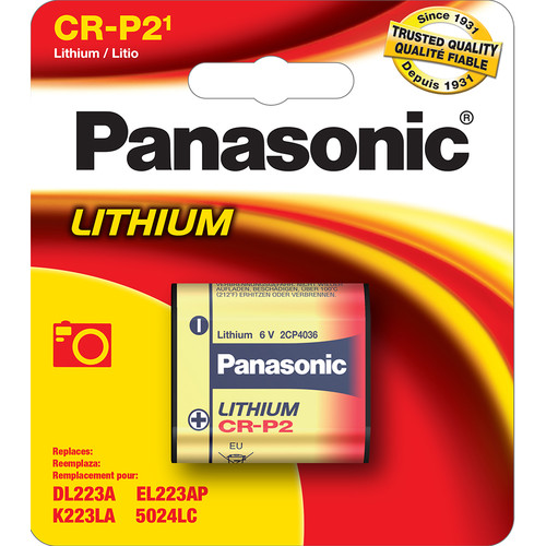Panasonic Lithium Photo Batteries CR-P2