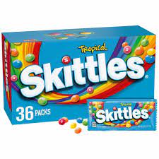 Skittles Tropical Candy 2.17oz, 36ct