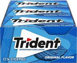 Trident Original Flavor Gum 14pcs,12ct