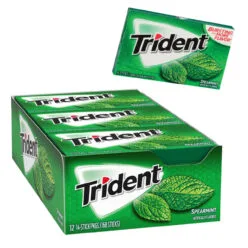 Trident Spearmint Gum 14pcs, 12ct