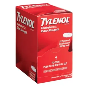Tylenol Extra Strength Caplets - 25ct (Pack of 2)