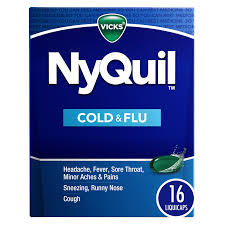 Vicks NyQuil Cold & Flu Liquicaps, 16ct