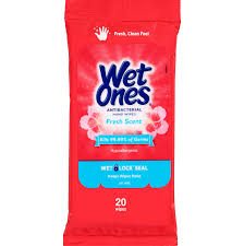 Wet Ones Wipes Antibacterial Travel Wipe 20ct