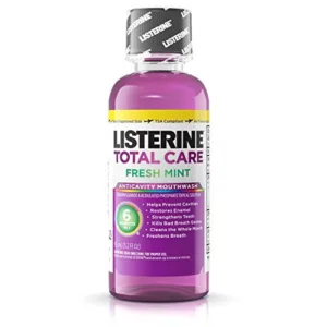 Listerine Mouthwash Total Care Zero Alcohol 95ml Travel Size