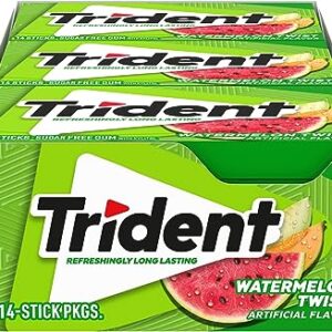 Trident Watermelon Twist Gum 14pcs, 12ct