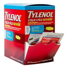 Tylenol Cold+Flu Severe Caplets - 25ct (Pack of 2)