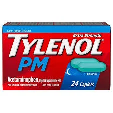 Tylenol PM Extra Strength Caplets - 25ct (Pack of 2)