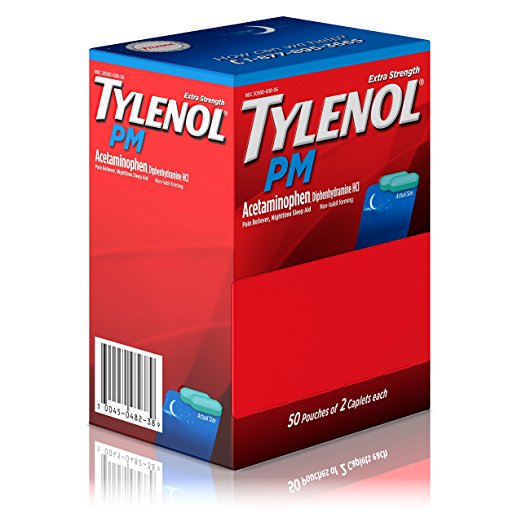 Tylenol PM Extra Strength Caplets 50x2 Ct