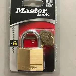 Master Lock 140D Brass Padlock