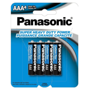 Panasonic Super Heavy Duty batteries AAA-4