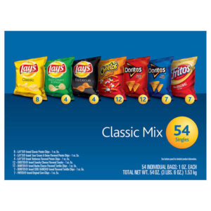Frito Lay Classic Mix Variety Pack 1 oz 54 count