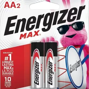 Energizer MAX AA 2 Alkaline Batteries