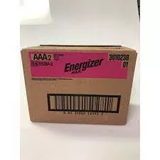 Energizer MAX AAA 2 Alkaline Batteries Master Case 24 Cards