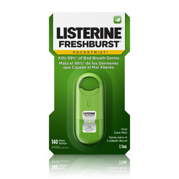 Listerine Freshburst Pocketmist Spray 7.7ml, 6ct