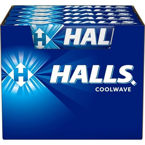 Halls Cool Wave Cough Drops 9pcs, 20ct