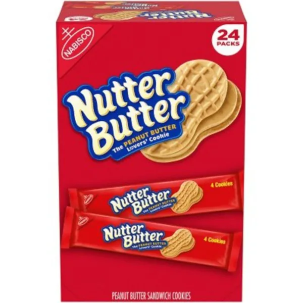 Nutter Butter Cookies 1.9oz, 24ct
